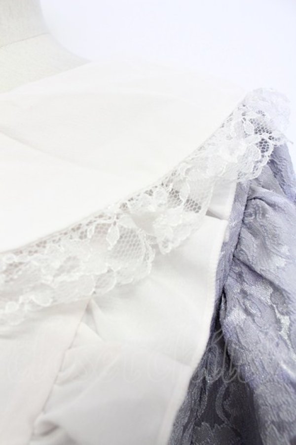 画像5: Lovely Tency / おこめ にぎにぎ丸コラボ/ジャガード風ワンピース 3L グレーＸ白 T-26-03-15-025-GO-OP-SA-ZT (5)