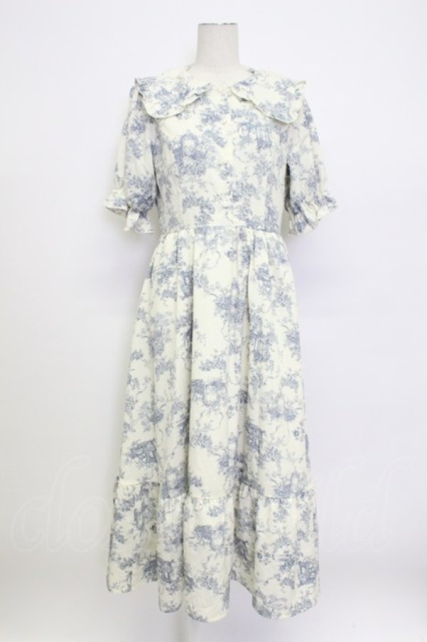 画像1: m petit by misako / トワルドジュイワンピース M アイボリー T-26-03-15-026-LO-OP-SA-ZT (1)