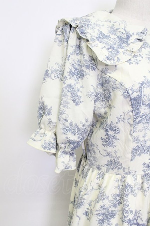 画像3: m petit by misako / トワルドジュイワンピース M アイボリー T-26-03-15-026-LO-OP-SA-ZT (3)