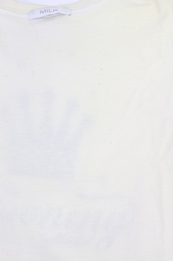 画像8: MILK / CrowningTシャツ  アイボリー T-26-03-15-002-ML-TS-SA-ZT (8)
