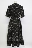 画像2: m petit by misako / 梨地水玉半袖ワンピース M 黒 T-26-03-15-029-LO-OP-SA-ZT (2)