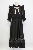 画像1: m petit by misako / NINA'SコラボAMハイショクメローワンピース 4L 黒Ｘピンク T-26-03-15-030-LO-OP-SA-ZT (1)