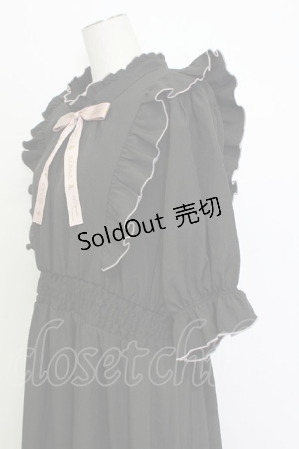 画像3: m petit by misako / NINA'SコラボAMハイショクメローワンピース 4L 黒Ｘピンク T-26-03-15-030-LO-OP-SA-ZT (3)