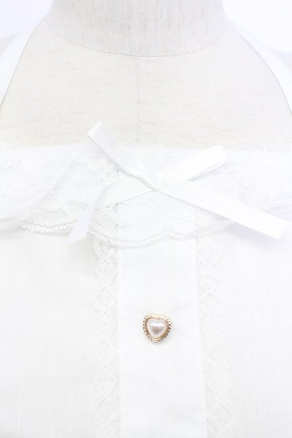 画像4: Lovely Tency / 眞白ありすコラボ/TTハンソデチョーカーBL  白 T-26-03-15-004-GO-BL-SA-ZT (4)