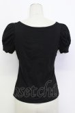画像2: MILK / ロゴ刺繍半袖カットソー  ブラック T-26-03-15-007-ML-TO-SA-ZT (2)