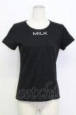 画像1: MILK / MILKロゴTee L ブラック T-26-03-15-009-ML-TO-SA-ZT (1)