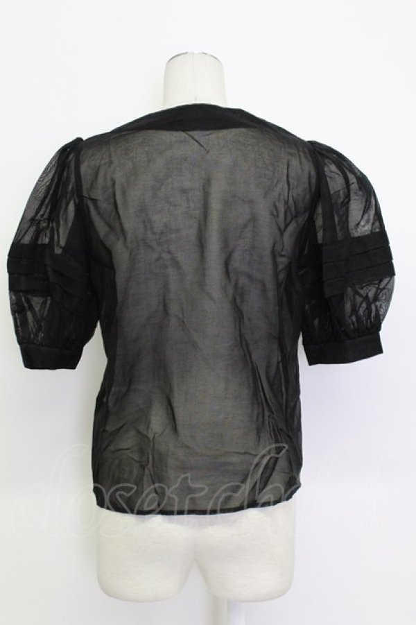 画像2: MILK / Tammy ブラウス  ブラック T-26-03-15-015-ML-BL-SA-ZT (2)