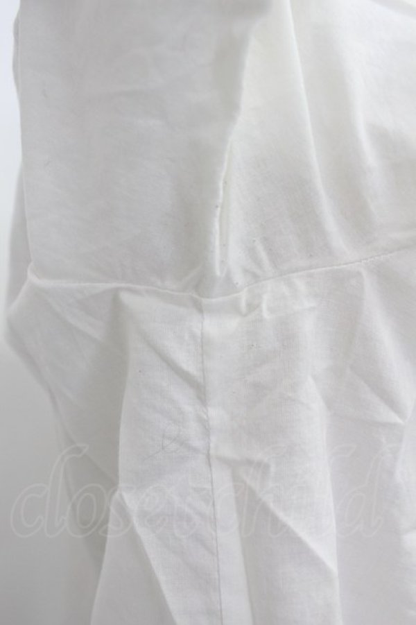 画像5: KANEKO ISAO / レース切り替えピンタックブラウス  シロ T-26-03-16-002-EL-BL-OW-ZT (5)