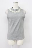 画像1: axes femme / ボトルネックリブタンク  グレー T-26-03-16-017-AX-TO-IG-ZT (1)