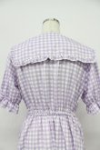 画像4: m petit by misako / TT*Mギンガムチェック半袖ワンピース S ラベンダー T-26-03-16-025-LO-OP-SA-ZT (4)