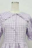 画像7: m petit by misako / TT*Mギンガムチェック半袖ワンピース S ラベンダー T-26-03-16-025-LO-OP-SA-ZT (7)