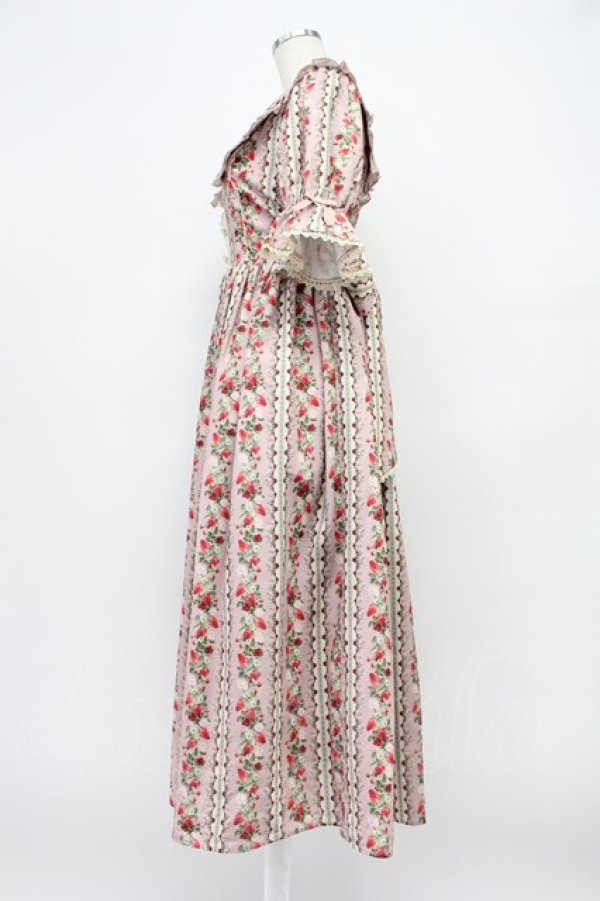 画像5: axes femme kawaii / ローズベリーガーデンワンピース M ピンク T-26-03-16-028-AX-OP-SA-ZT (5)