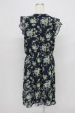 画像2: axes femme / 花柄ワンピース  ネイビー T-26-03-16-030-AX-BL-IG-ZT (2)