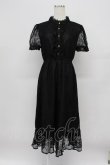 画像1: evelyn / ハートボタンレースワンピース  黒 T-26-03-16-033-LO-OP-SA-ZT (1)