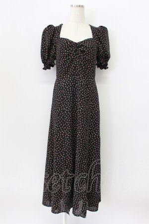 画像: jouetie / スリットロングワンピース  黒 T-26-03-16-035-EL-OP-SA-ZT