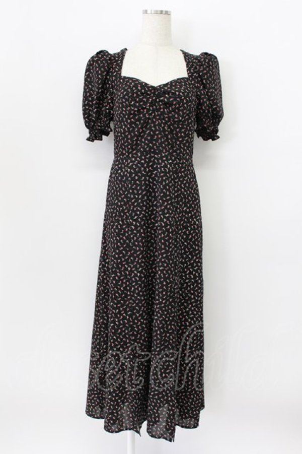 画像1: jouetie / スリットロングワンピース  黒 T-26-03-16-035-EL-OP-SA-ZT (1)