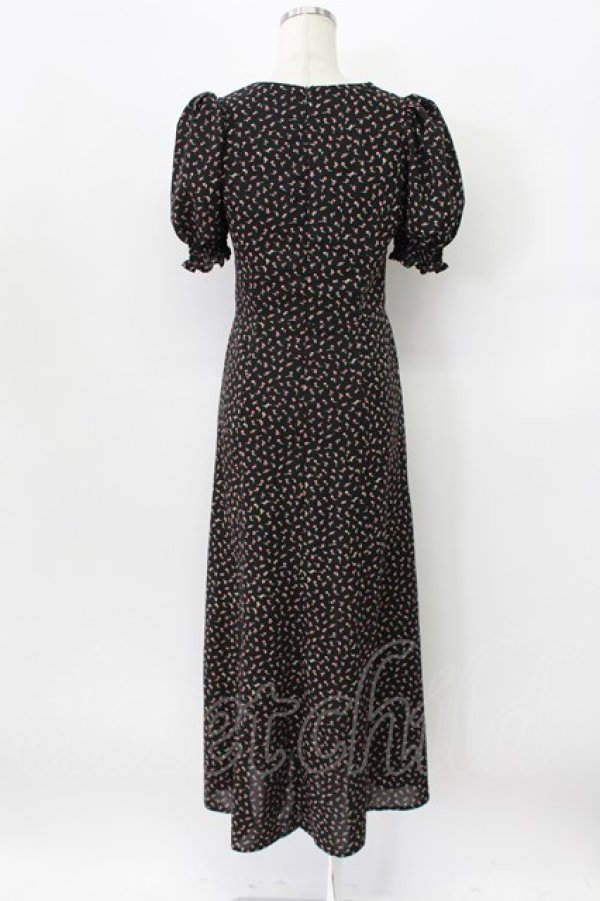 画像2: jouetie / スリットロングワンピース  黒 T-26-03-16-035-EL-OP-SA-ZT (2)