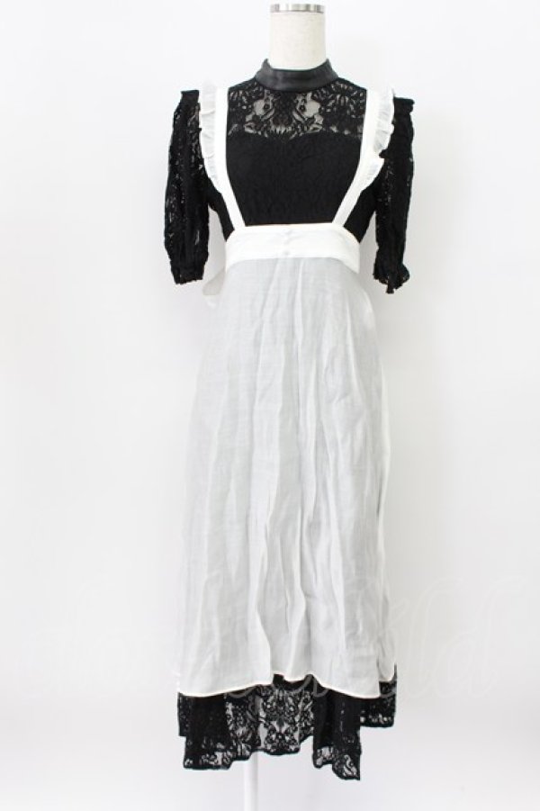 画像1: EATME / メイドライクレースワンピース S ブラック T-26-03-16-037-LO-OP-SA-ZT (1)