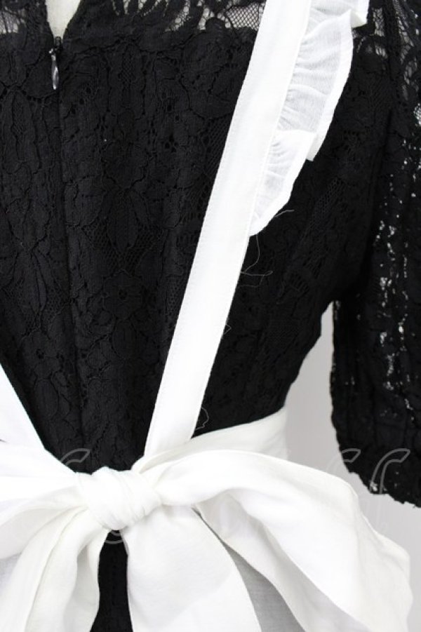 画像3: EATME / メイドライクレースワンピース S ブラック T-26-03-16-037-LO-OP-SA-ZT (3)