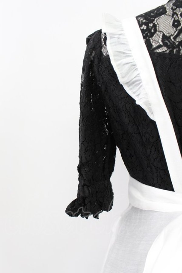 画像5: EATME / メイドライクレースワンピース S ブラック T-26-03-16-037-LO-OP-SA-ZT (5)