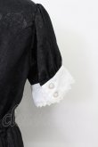 画像4: Pina sweetcollection / ローズジャガードワンピース  黒Ｘ白 T-26-03-16-038-LO-OP-SA-ZT (4)