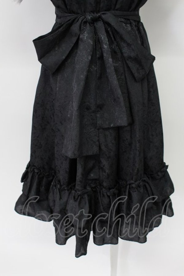 画像6: Pina sweetcollection / ローズジャガードワンピース  黒Ｘ白 T-26-03-16-038-LO-OP-SA-ZT (6)