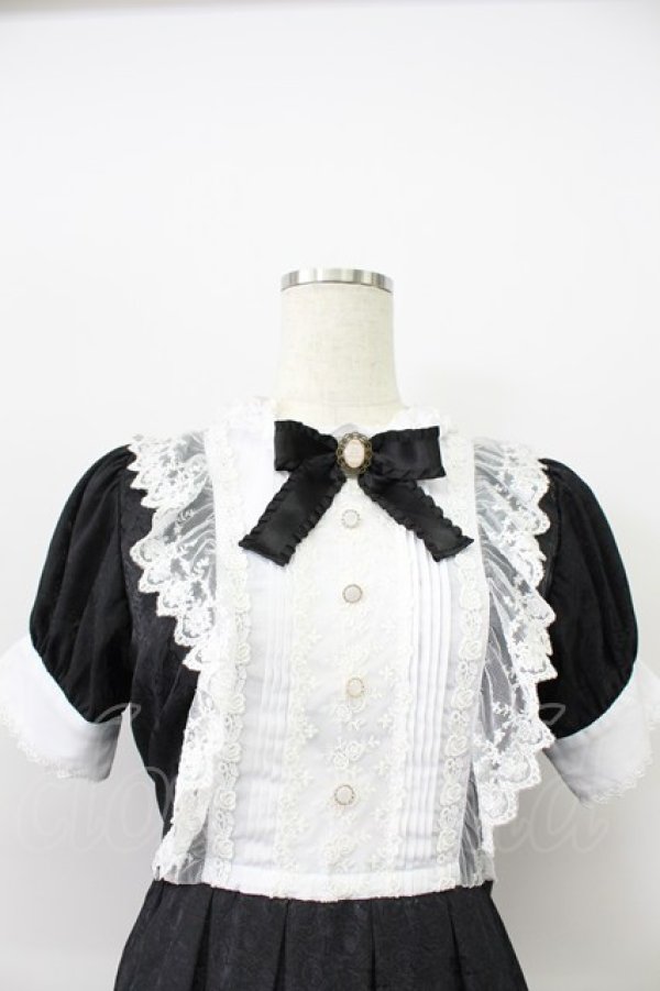 画像8: Pina sweetcollection / ローズジャガードワンピース  黒Ｘ白 T-26-03-16-038-LO-OP-SA-ZT (8)