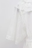 画像4: axes femme / ボリュームフリルチュニック  ホワイト T-26-03-16-040-AX-TO-SA-ZT (4)