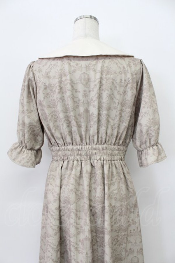 画像3: m petit by misako / NINA’Sコラボトワルドジュイワンピース M ベージュ T-26-03-16-041-LO-OP-SA-ZT (3)