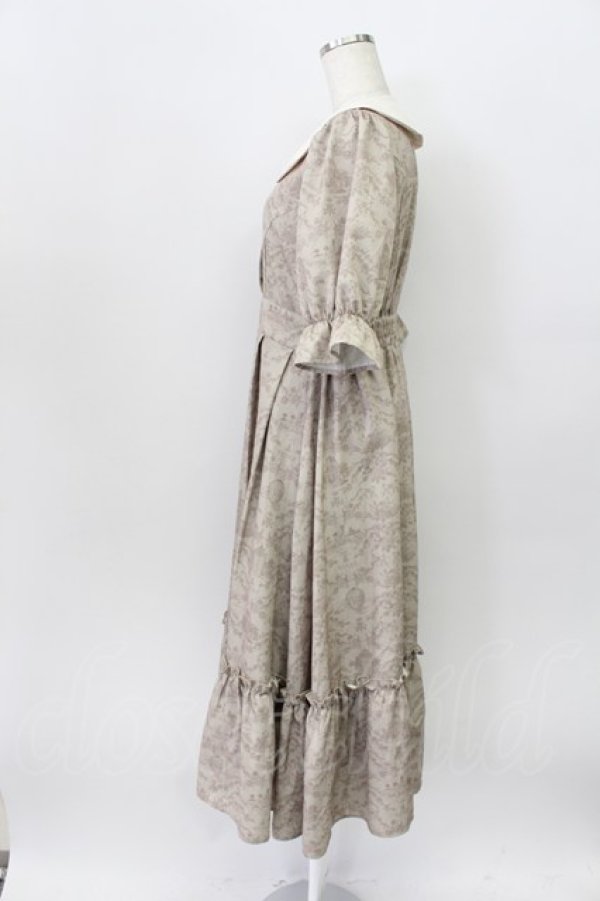 画像4: m petit by misako / NINA’Sコラボトワルドジュイワンピース M ベージュ T-26-03-16-041-LO-OP-SA-ZT (4)