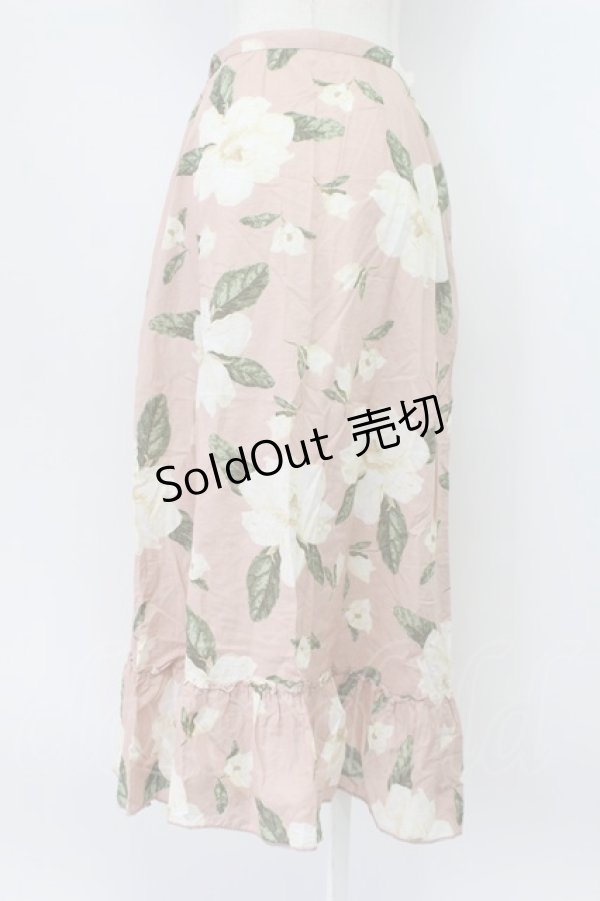 画像2: KANEKO ISAO / フラワーロングスカート  ピンク T-26-03-16-045-EL-SK-IG-ZT (2)