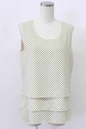 画像: INGEBORG / ノースリーブトップス  アイボリー T-26-03-16-007-LO-TO-SZ-ZT