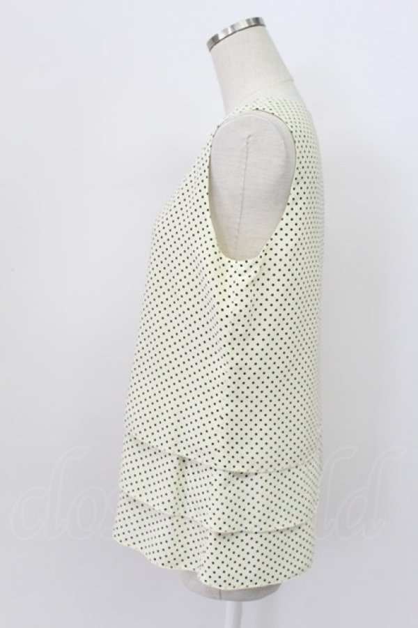 画像3: INGEBORG / ノースリーブトップス  アイボリー T-26-03-16-007-LO-TO-SZ-ZT (3)