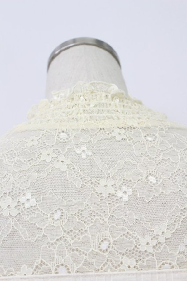 画像3: axes femme / ビスチェ切替半袖プルオーバー  アイボリー T-26-03-16-009-AX-TO-IG-ZT (3)