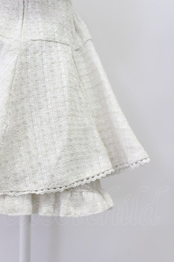 画像6: LIZ LISA / 半袖メッセージリボンツイードセットアップ  白Ｘピンク T-26-03-16-010-LO-OP-SA-ZT (6)