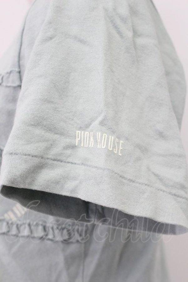画像5: PINK HOUSE / ロゴpt&フリルTシャツ M ミント T-26-03-16-015-LO-TS-SA-ZT (5)