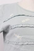 画像8: PINK HOUSE / ロゴpt&フリルTシャツ M ミント T-26-03-16-015-LO-TS-SA-ZT (8)