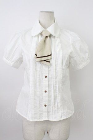 画像: Kurumi Collaboration / マリンアカデミアブラウス M 中白 T-26-03-17-001-GO-BL-SA-ZT