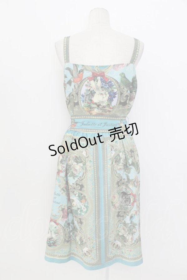 画像2: Juliette et Justine / Swanhilde echarpe〜スワニルダ エシャルプ〜  ブルーグリーン T-26-03-17-028-CL-OP-SA-ZT (2)