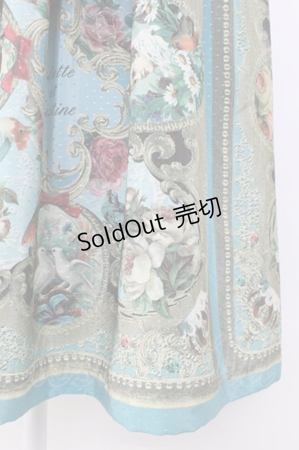 画像3: Juliette et Justine / Swanhilde echarpe〜スワニルダ エシャルプ〜  ブルーグリーン T-26-03-17-028-CL-OP-SA-ZT (3)