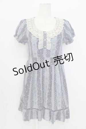 画像: axes femme / ドットＸレース柄チュニック M コン T-26-03-17-030-AX-OP-SA-ZT