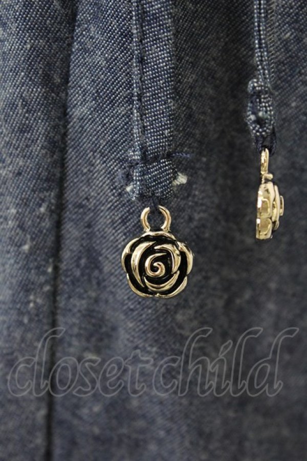 画像5: axes femme / バルーンジャンパースカート  インディゴ T-26-03-17-032-AX-OP-SA-ZT (5)