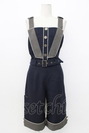 画像: metamorphose / magical classサロペットパンツ  ネイビー T-26-03-17-041-ME-PA-SA-ZT