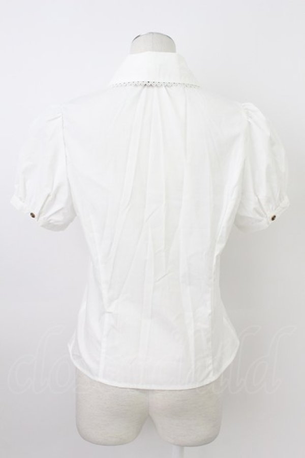 画像2: Kurumi Collaboration / マリンアカデミアブラウス M 中白 T-26-03-17-001-GO-BL-SA-ZT (2)