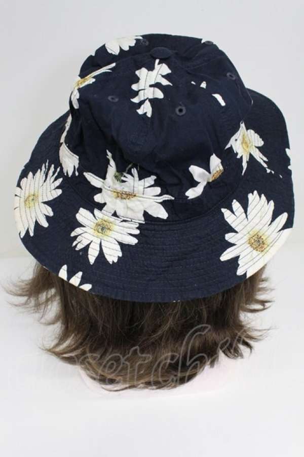 画像3: INGEBORG / マーガレット柄帽子  ネイビー T-26-03-17-045-LO-AC-SA-ZT (3)