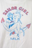 画像3: MILK / セーラーガールTee  白Ｘ赤Ｘ青 T-26-03-17-005-ML-TO-SA-ZT (3)