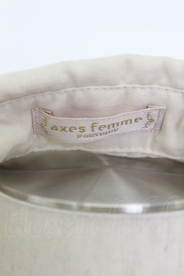 画像4: axes femme POETIQUE / フラワーモチーフ襟半袖ブラウス  アイボリー T-26-03-17-006-AX-BL-SA-ZT (4)