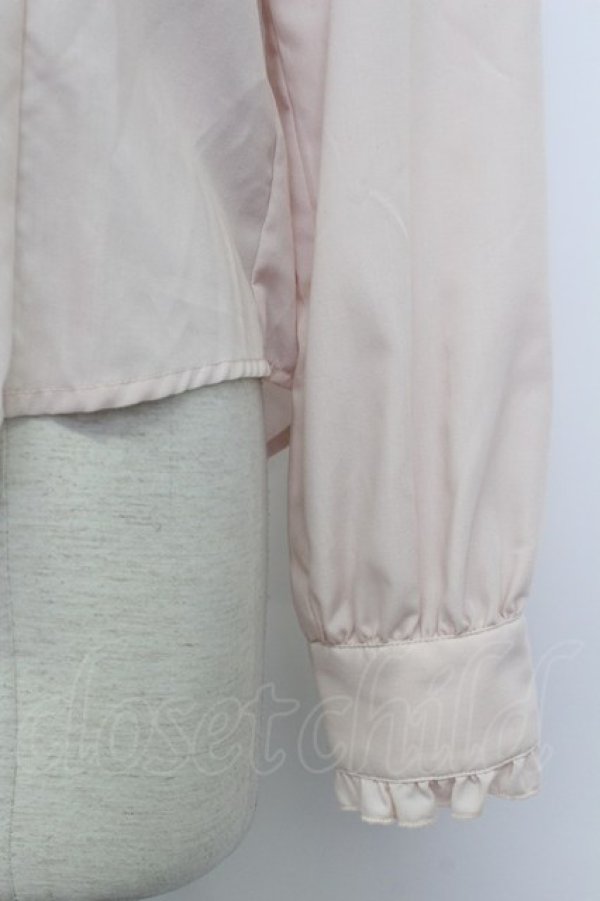 画像4: axes femme / レースフリルブラウス M ピンク T-26-03-17-008-AX-BL-SA-ZT (4)