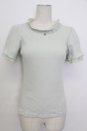 画像: axes femme / プチスタンドリブインナー  サックス T-26-03-17-010-AX-TO-SA-ZT