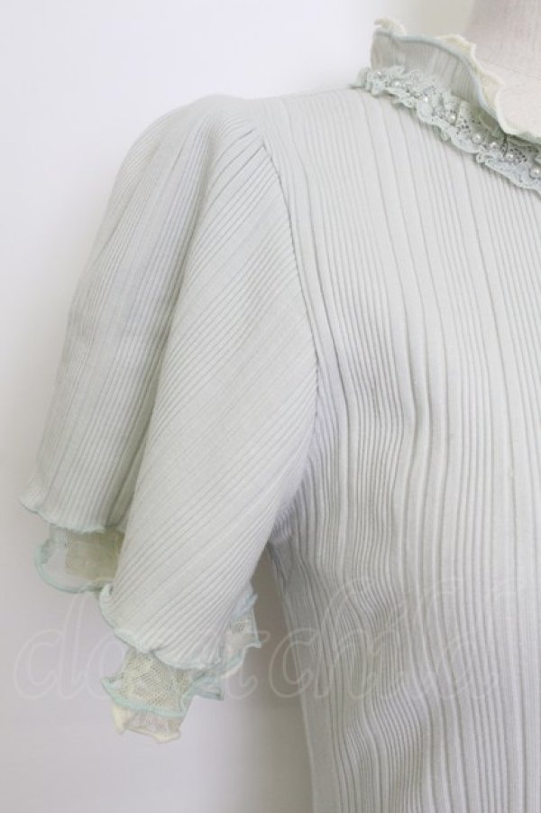 画像3: axes femme / プチスタンドリブインナー  サックス T-26-03-17-010-AX-TO-SA-ZT (3)